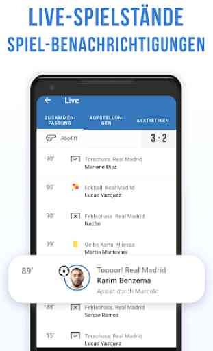 Real Live — Inoffizielle App für Fans von Madrid 3