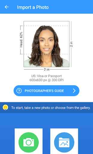 Reisepassgröße Foto Maker - Personalausweis, Visum 2