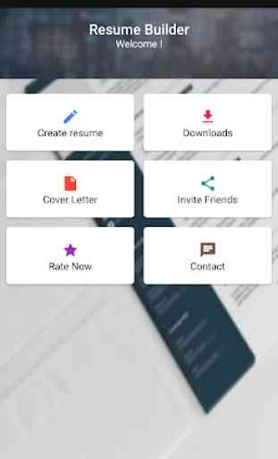 Resume builder Free CV maker templates formats app 4