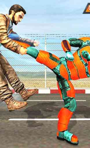 Robot Street Fighting: Kung Fu Game 1