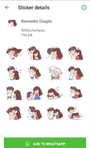 Romantic Couple Sticker - WAStickerApps 4