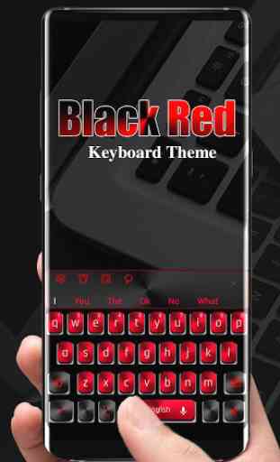 Schwarz Rot Tastatur 1