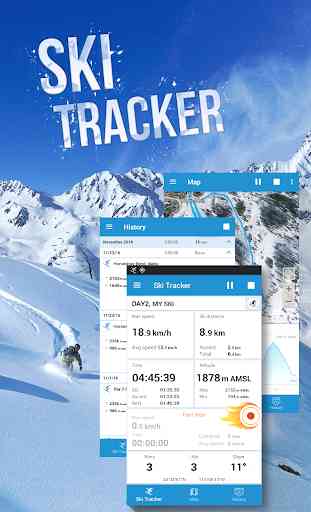 Skifahren - Ski Tracker 3