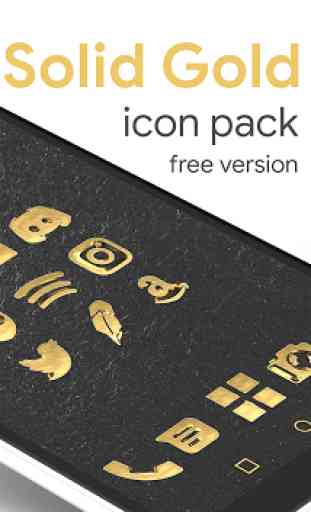 Solid Gold - Icon Pack (Free Version) 1