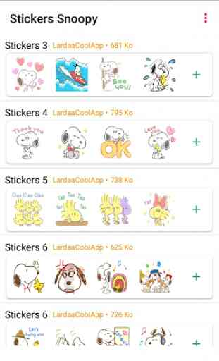 Stickers For Snooopy - WAStickerApps 3
