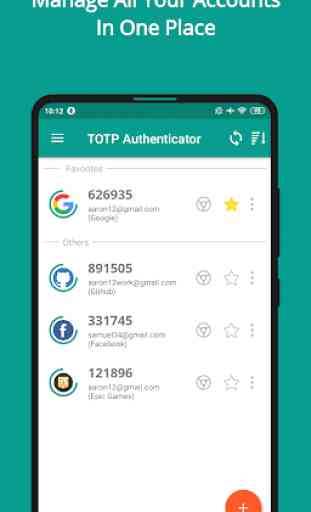 TOTP Authenticator – 2FA with Cloud Sync & Widgets 1