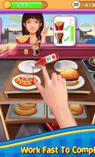 verrückt Burger Kochen Spiel: Koch Geschichten 1