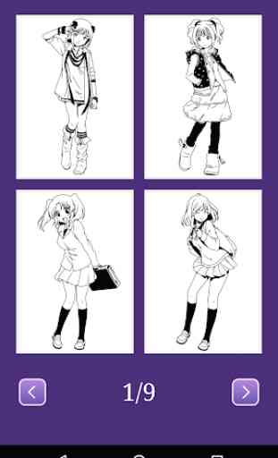 Anime Manga Coloring Book 1