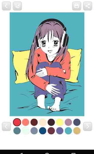 Anime Manga Coloring Book 4