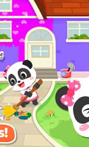 Baby Pandas Hausputz 1