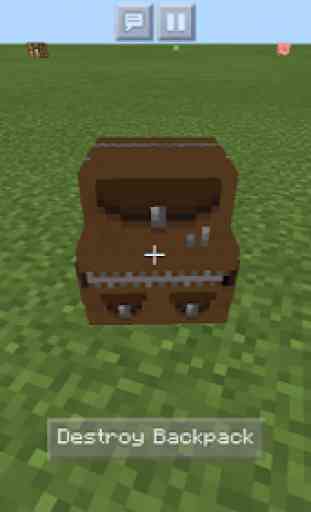 Backpack Mod for MCPE 1