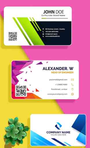 Business Card Maker - Digital, Creative, Unique 4