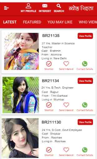 Byoh Rishta -Uttrakhand Matrimonial Service App 4