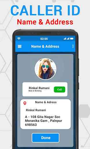 Caller ID Name Address Location 3