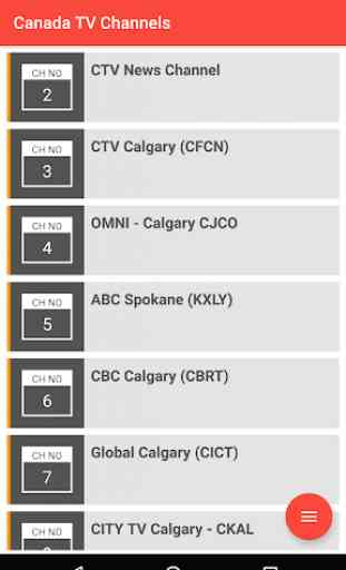 Canada TV Channels 1