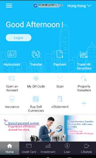 CCB (HK&MO) mobile app 2