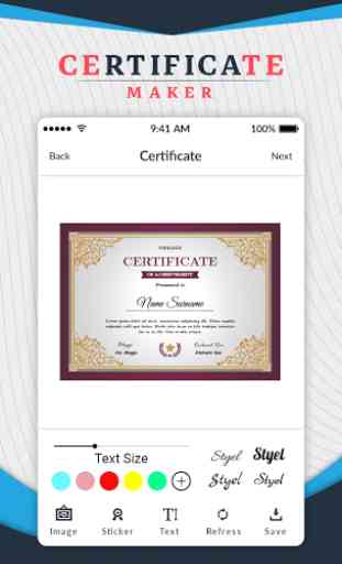 Certificate Maker - Certificate Design 4