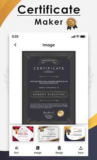 Certificate Maker - Certificate Editor With Design 2