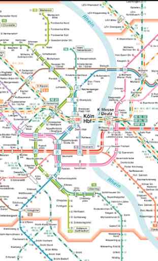 Cologne Metro Map 2