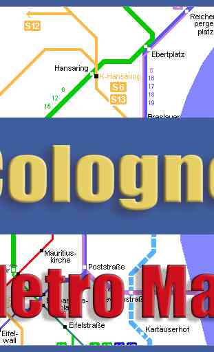 Cologne Metro Map Offline 1