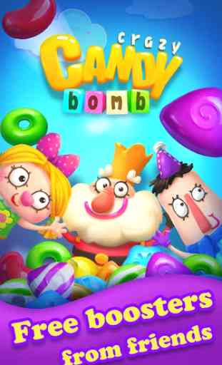 Crazy Candy Bomb - Free Match 3 Spiel 1