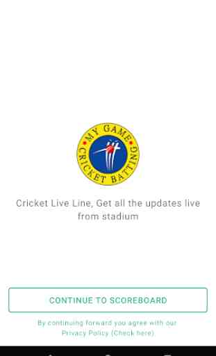 Cricket Line, Live score update 3