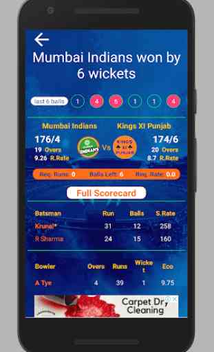 Cricket: Live Line & Fastest Live Score 3