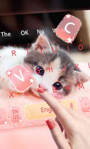 Cute Little Kitty keyboard 2