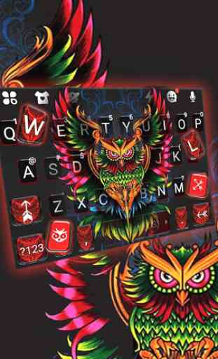 Devil Owl Tastatur-Thema 2