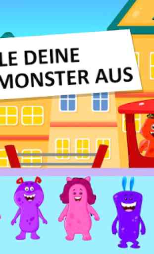 Die mampfende Monsterstadt - Ein Spiel für Kinder 3