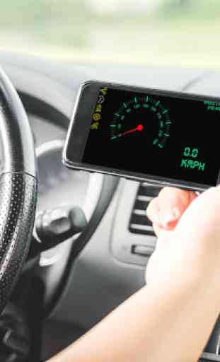 Digital analog GPS Speedometer simple-HUD Display 3