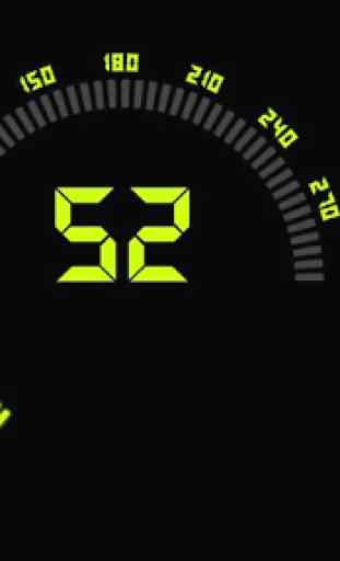 Digital analog GPS Speedometer simple-HUD Display 4