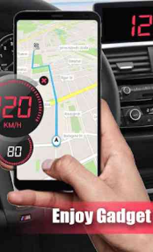 Digital Tachometer- GPs Kilometerzähler App 3