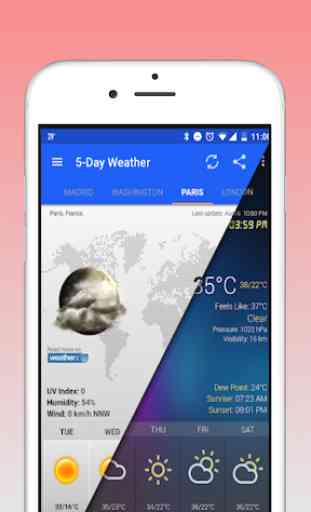 Einfache Wetter App kostenlos 4