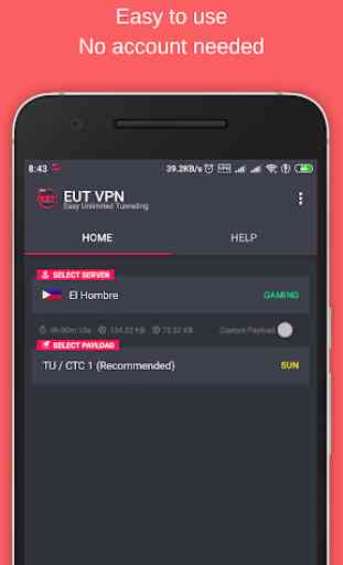 EUT VPN - Easy Unlimited Tunneling 1