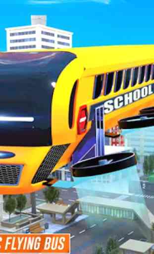 Fliegende Schulbus-Roboterspiele 4
