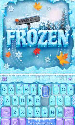 Frozen Tastatur-Thema 1