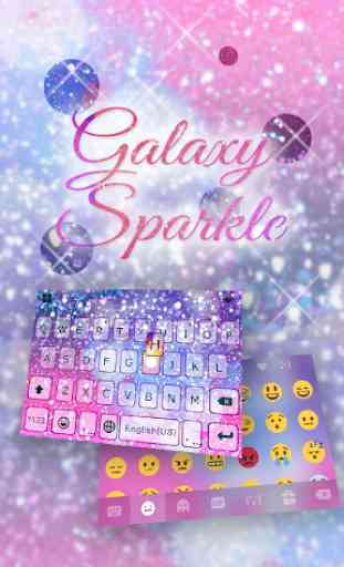 Galaxysparkle1 Tastatur-Thema 1
