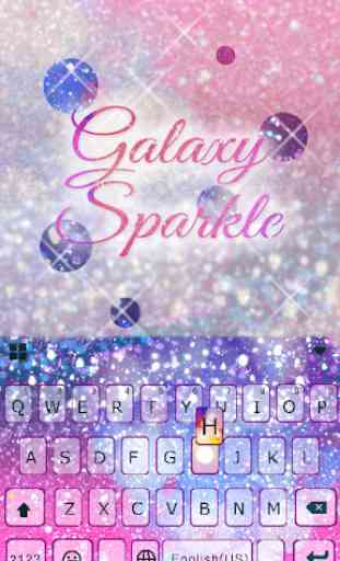 Galaxysparkle1 Tastatur-Thema 2