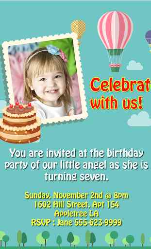 Geburtstag Party Einladung 3