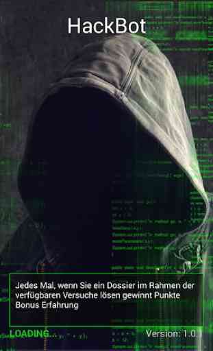 Hacken Spiele - HackBot Hacking Game 1