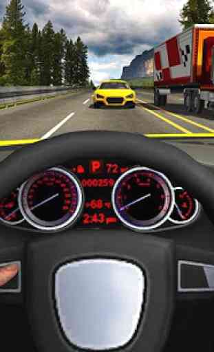 Highway Traffic Racing im Auto: Endlos Racer 2