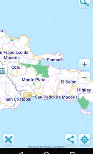Karte von República Dominicana 1