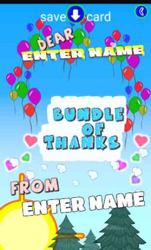 kids cute lovely greeting cards with name 3