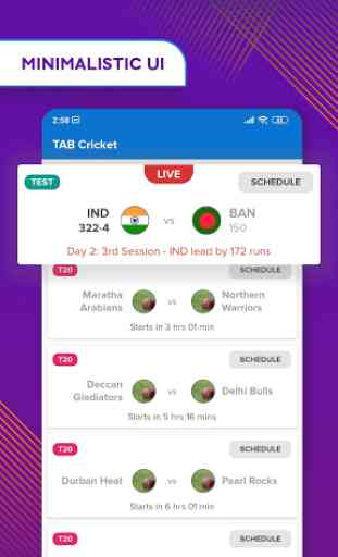 Live Cricket Score, Schedule & News - TAB Cricket 1