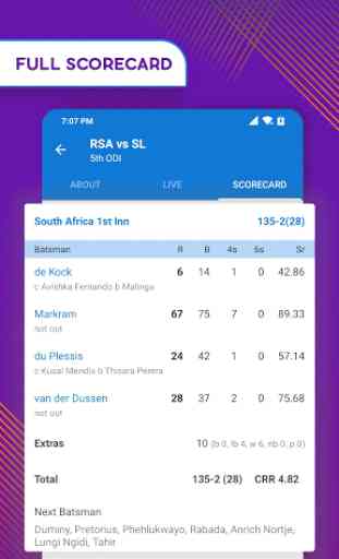 Live Cricket Score, Schedule & News - TAB Cricket 3