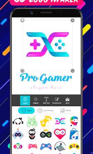 Logo maker, 3D logo designer, Logo Creator app 2
