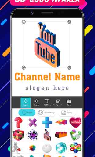 Logo maker, 3D logo designer, Logo Creator app 4