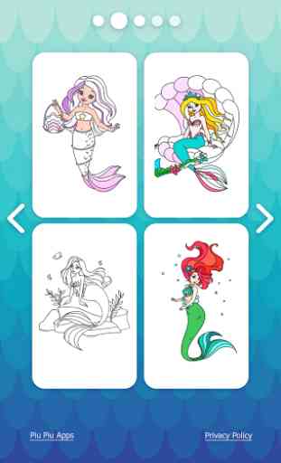 Mermaid Color by Number – Mermaid Coloring Book 3