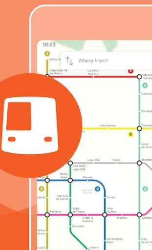 Mexico City Metro - map and route planner 1